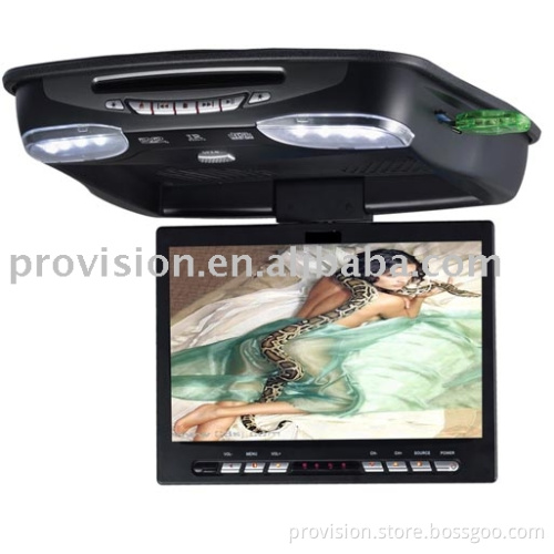 10.4" slim roof mounted all in one car dvd /TV/IR/VGA/FM/USB/SD/MMC/AV IN/ANTENNA